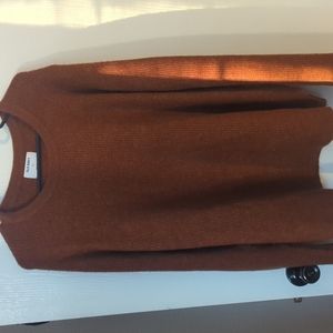 Burnt orange sweater